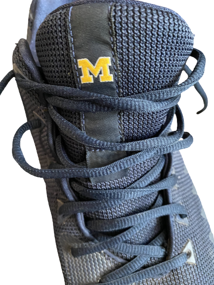Mike McCray Michigan Player-Exclusive Jordan Cleats (Size 12)
