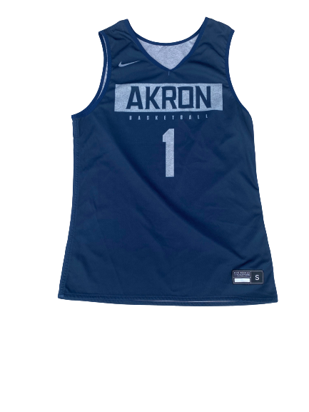 Loren Jackson Akron Basketball Player Exclusive Reversible Practice Jersey (Size S)