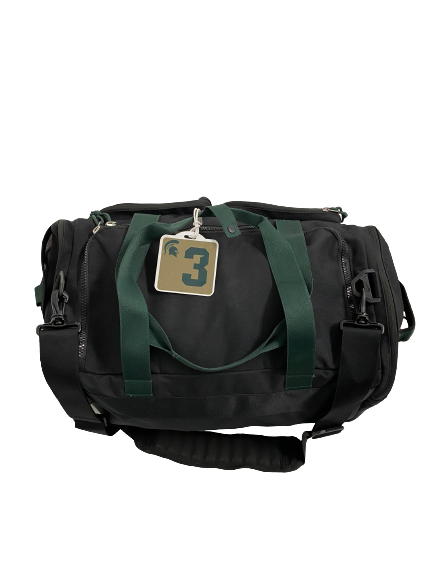 Jayden Reed Michigan State Football Player-Exclusive Travel Duffel With Player Tag