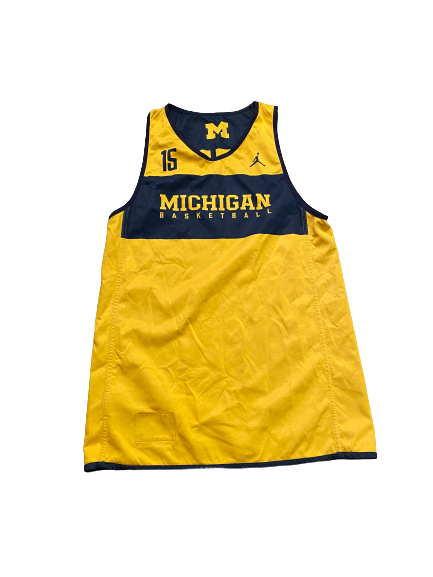 Hailey Brown Michigan Basketball Team Issued Reversible Practice Jersey (Size L)