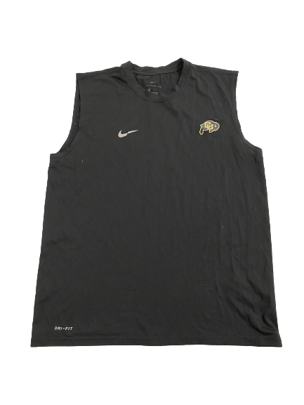Isaiah Lewis Colorado Football Team Issued Workout Tank (Size L)