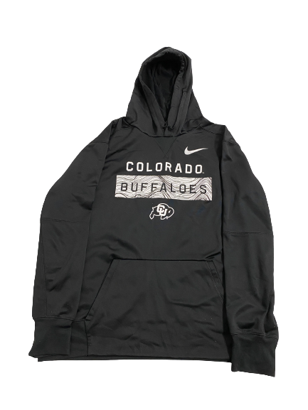 Isaiah Lewis Colorado Football Team-Issued Sweatshirt (Size XL)