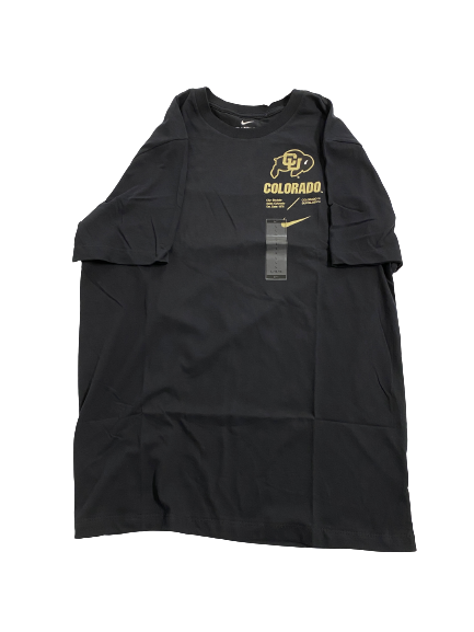 Isaiah Lewis Colorado Football Team-Issued T-Shirt (Size L)