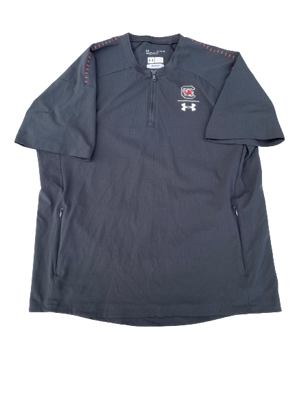 Nick McGriff South Carolina Football Short Sleeve Quarter-Zip Pullover (Size XL)