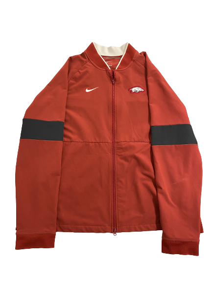 James Jointer Arkansas Football Team-Issued Zip-Up Jacket (Size XL)