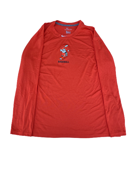 Nick DeNicola Oklahoma State Baseball Team Exclusive Long Sleeve Workout Shirt (Size XL)