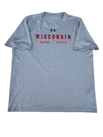 Eric Burrell Wisconsin Football Under Armour T-Shirt (Size L)