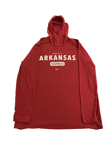 James Jointer Arkansas Football Team-Issued Hoodie (Size L)
