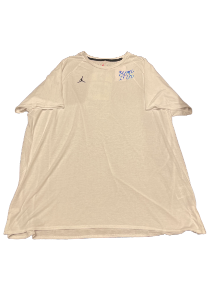 Donovan Jeter Michigan Football Player Exclusive "Pump It Up" College Football Playoff Shirt (Size 3XL)