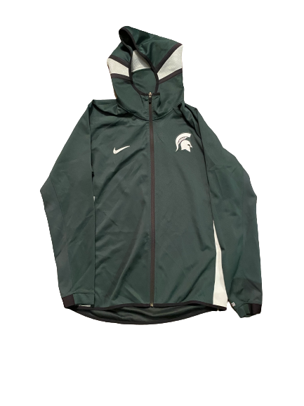 Aaron Henry Michigan State Basketball Team Issued Player Exclusive Sweatshirt (Size L)