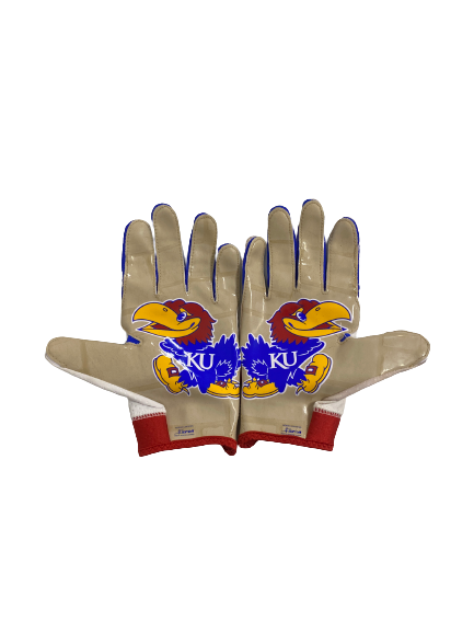 Eriq Gilyard Kansas Football Player Exclusive Gloves (Size XL)