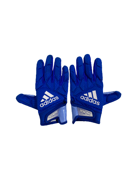 Eriq Gilyard Kansas Football Player Exclusive Alternate Uniform Gloves (Size XL)