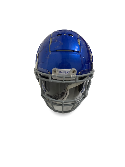 Eriq Gilyard Kansas Football Game Worn Schutt Helmet (Size XL)