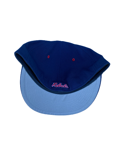 Austin Miller Ole Miss Baseball Team Issued Hat (Size 7 1/8)