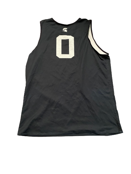 Aaron Henry Michigan State Basketball Player Exclusive Reversible Practice Jersey (Size L)