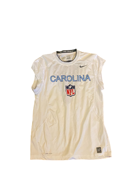 North Carolina Football Pro Day Compression Tank (Size M)