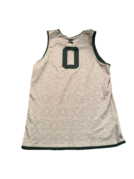 Aaron Henry Michigan State Basketball Player Exclusive Reversible Practice Jersey (Size L)