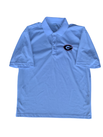 Tyler Simmons Georgia Football Team Issued Polo Shirt (Size L)
