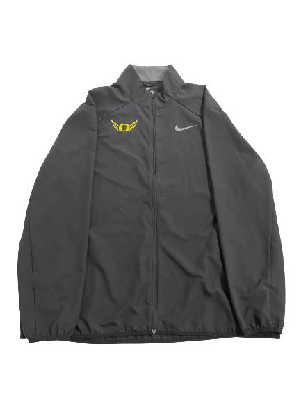 Alex Forsyth Oregon Football Team-Issued Zip-Up Jacket (Size XXXL)