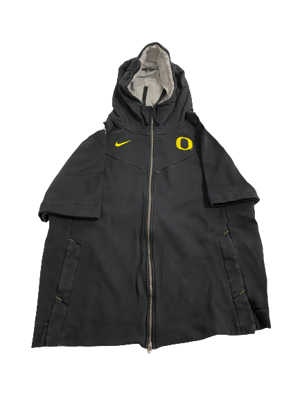 Alex Forsyth Oregon Football Player-Exclusive Short Sleeve Zip-Up Jacket (Size XXXL)