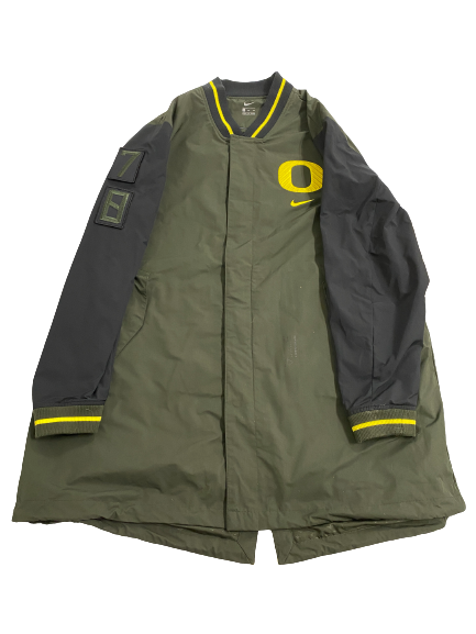 Alex Forsyth Oregon Football Player-Exclusive Premium Zip-Up Jacket (Size XXXL)