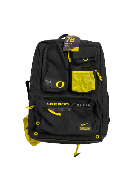 Alex Forsyth Oregon Football Player-Exclusive Backpack With Player Tag