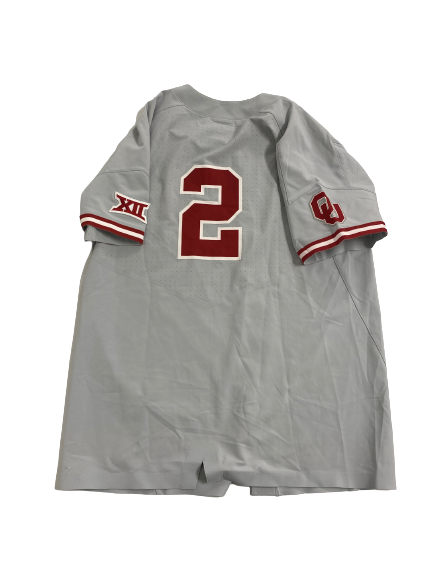 Trent Brown Oklahoma Baseball Game Jersey (Size L)