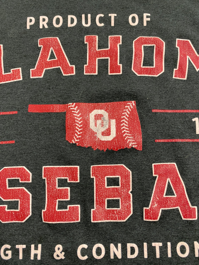 Trent Brown Oklahoma Baseball Team-Issued Shirt (Size L)