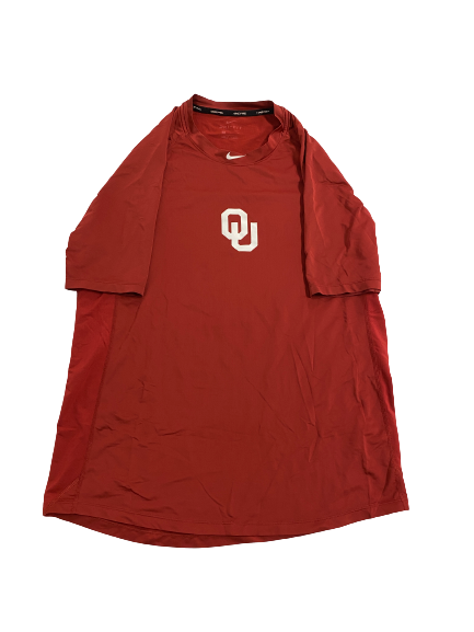 Trent Brown Oklahoma Baseball Team-Issued Shirt (Size L)