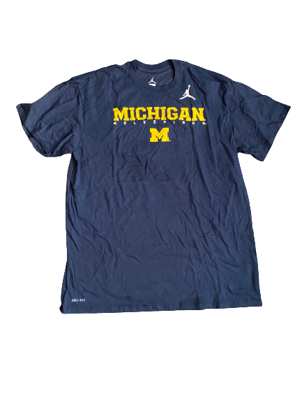 Zavier Simpson Michigan Basketball Jordan T-Shirt (Size L)
