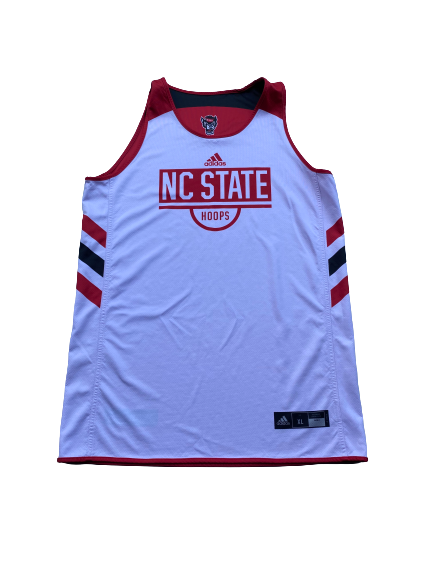 DJ Funderburk NC State Basketball Player Exclusive Reversible Practice Jersey (Size XL)
