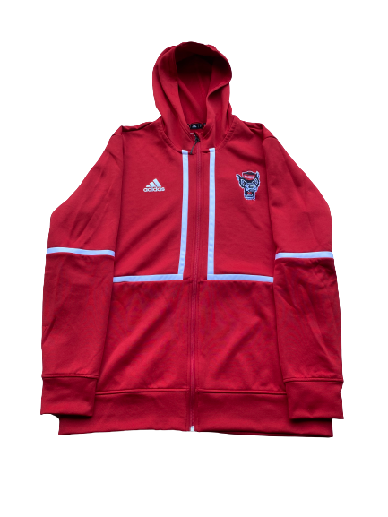 DJ Funderburk NC State Basketball Team Issued Zip Up Jacket (Size XLT)