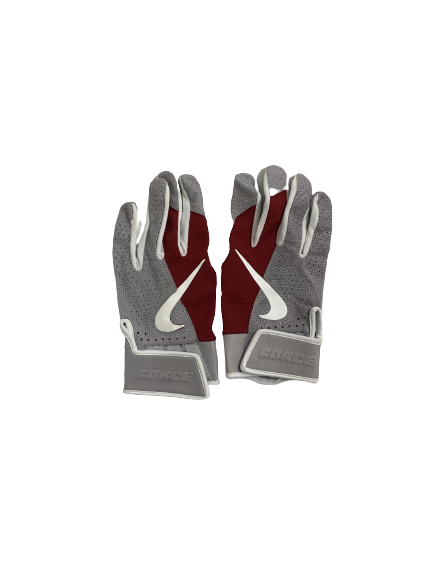 Trent Brown Oklahoma Baseball Team Exclusive Batting Gloves (Size L)