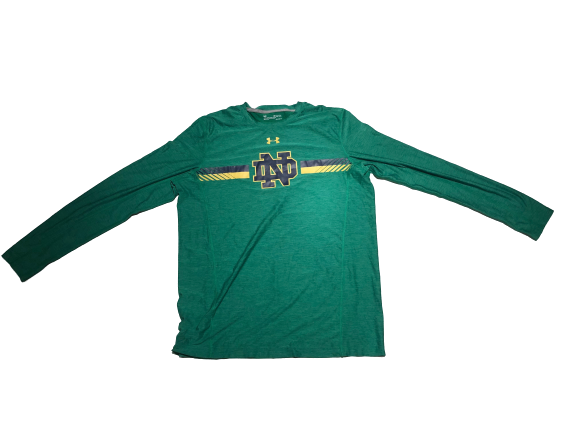 Jake Singer Notre Dame Team Issued Long Sleeve Shirt