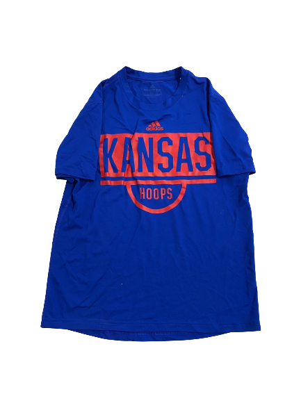 Kansas Basketball Player Exclusive Pre-Game Warm-Up Shooting Shirt with 