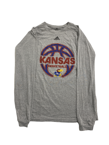Kansas Basketball Team Issued Long Sleeve Shirt (Size S)