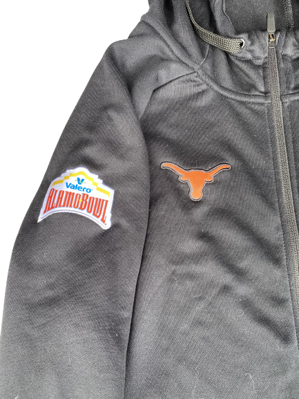 Russell Hine Texas Football Player Exclusive Alamo Bowl Full-Zip Jacket with Number (Size XL)