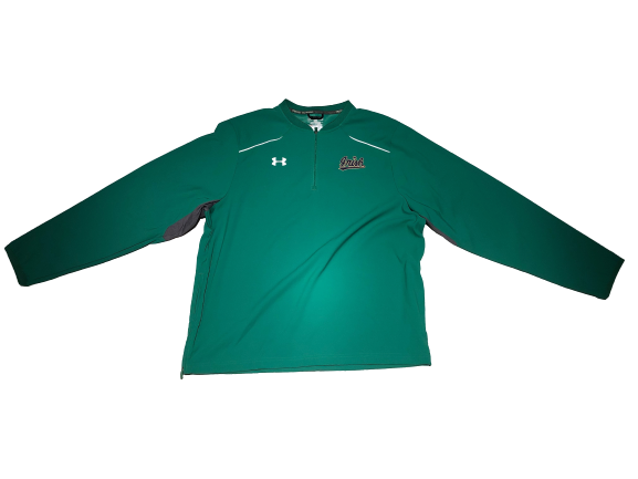 Jake Singer Notre Dame Team Exclusive Green Quarter-Zip Pullover (With 