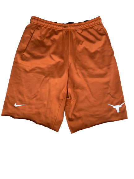 Russell Hine Texas Football Team Issued Sweat Shorts (Size L)