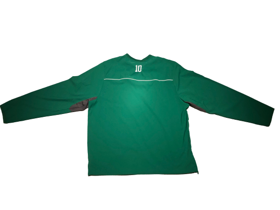 Jake Singer Notre Dame Team Exclusive Green Quarter-Zip Pullover (With 