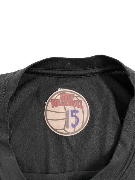 Jhenna Gabriel UNLV Volleyball Team-Issued T-Shirt (Size L)