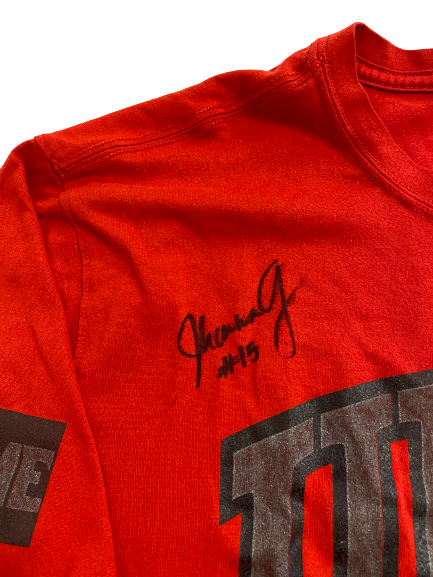 Jhenna Gabriel UNLV Volleyball Team-Issued Signed Practice Shirt (Size L)