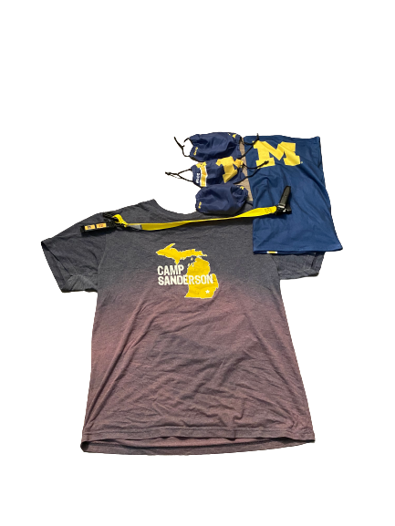 Mike Smith Michigan Basketball Team Issued Workout Gear