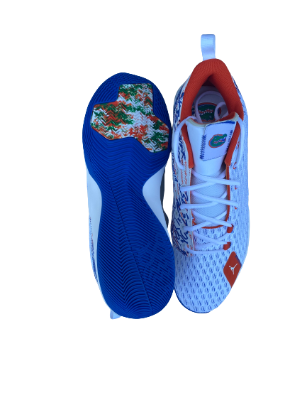 Kerry Blackshear Jr. Florida Basketball Player-Exclusive Shoes (Size 17)