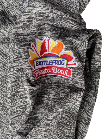 Scott Daly Notre Dame Football Fiesta Bowl Quarter-Zip Pullover (Size XL)