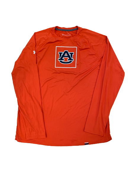 Eli Stove Auburn Football Team Issued Long Sleeve T-Shirt (Size L)