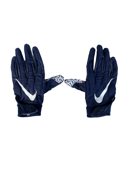 Myles Wolfolk North Carolina Practice Worn Gloves (Size XL)