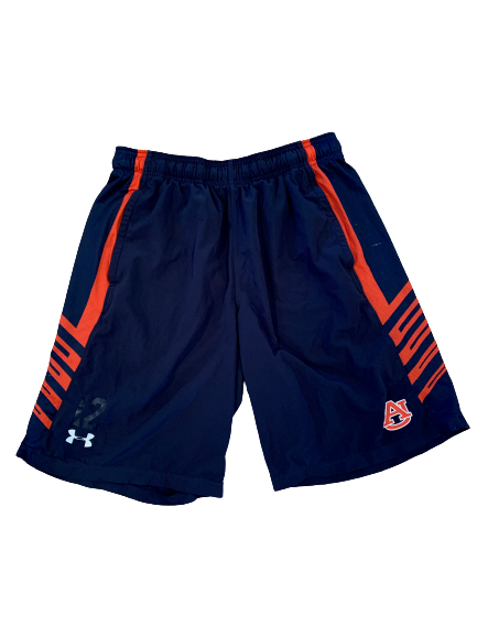 Eli Stove Auburn Football Team Issued Shorts With Number (Size L)