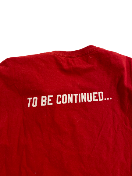 Callie Schwarzenbach Nebraska Volleyball Player-Exclusive "To Be Continued" Shirt (Size L)