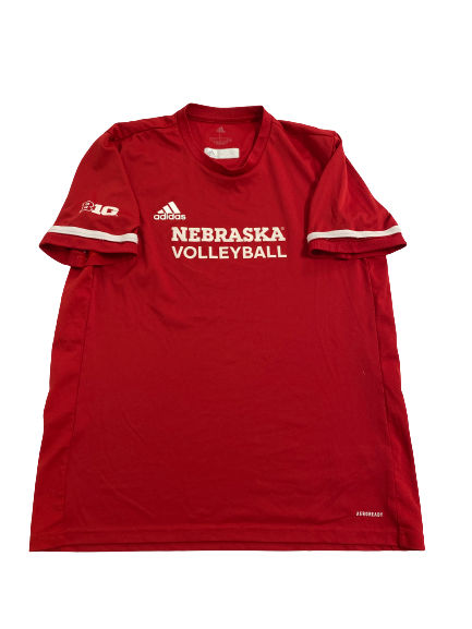 Callie Schwarzenbach Nebraska Volleyball Team-Issued Shirt (Size L)
